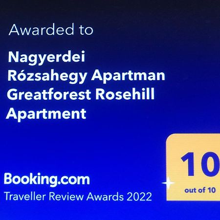 Greatforest Rosehill 1 Apartman Debrecen Exterior foto